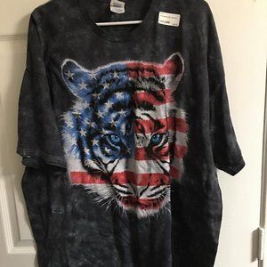 Patriotic Tiger Face 3XL  New Tshirt Men's or Women's  Box Lb2